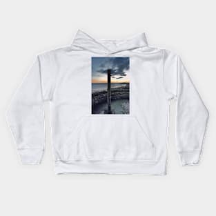 Seafront at Weston-super-Mare Kids Hoodie